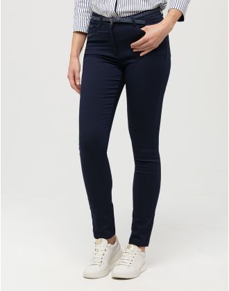 Pantalon marine coton