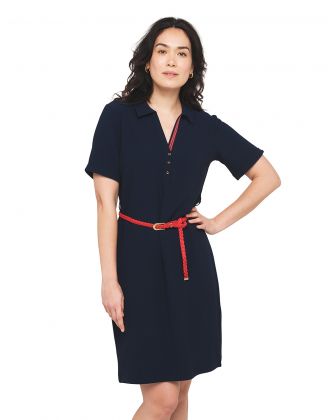 Robe chemisier marine