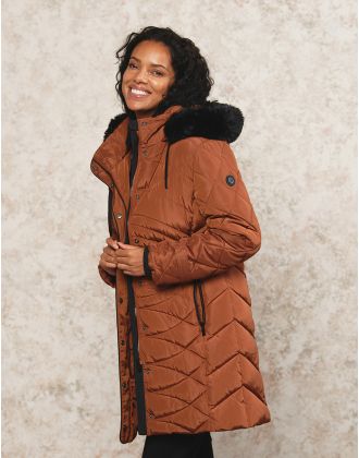 Parkas longue ocre