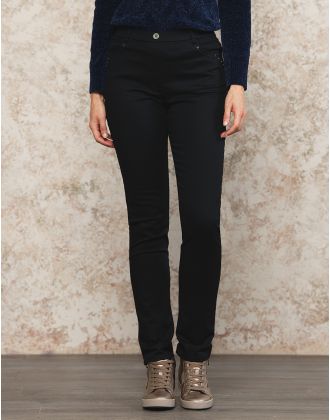 Jegging noir coton