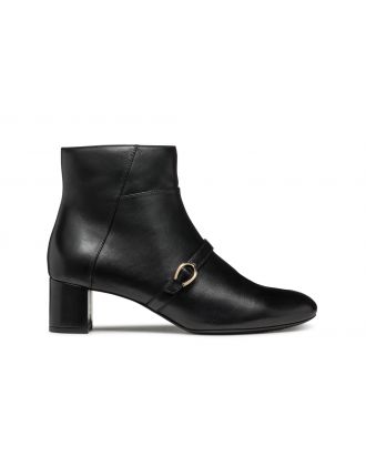 Bottines 100% cuir noir