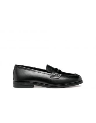 Mocassins cuir noir