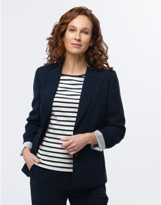 Veste tailleur crêpe