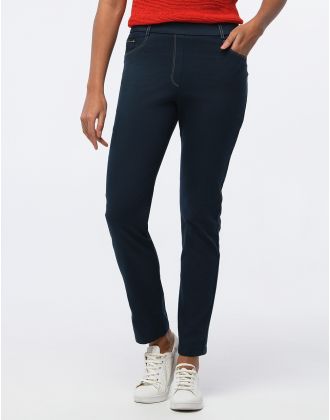 Jegging 7/ème bleu marine