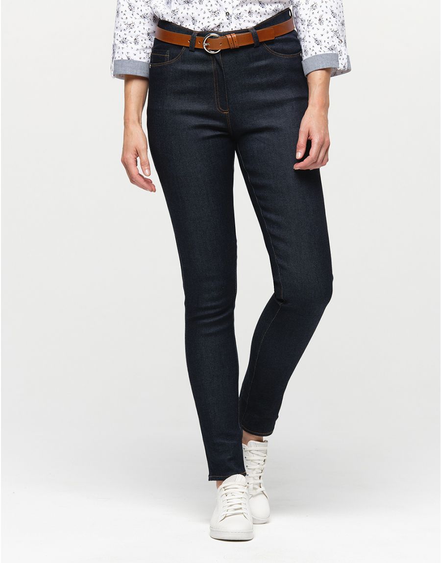 Jean skinny bleu brut