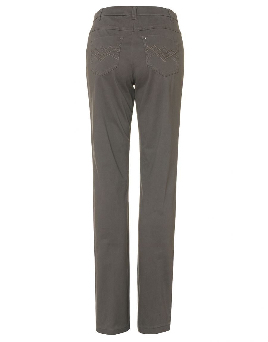 PANTALON CHRISTINE LAURE couleur KAKI 25 à 56 40