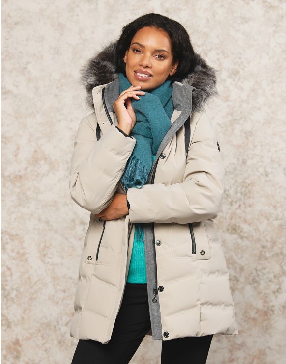 Manteau femme cintré capuche hotsell