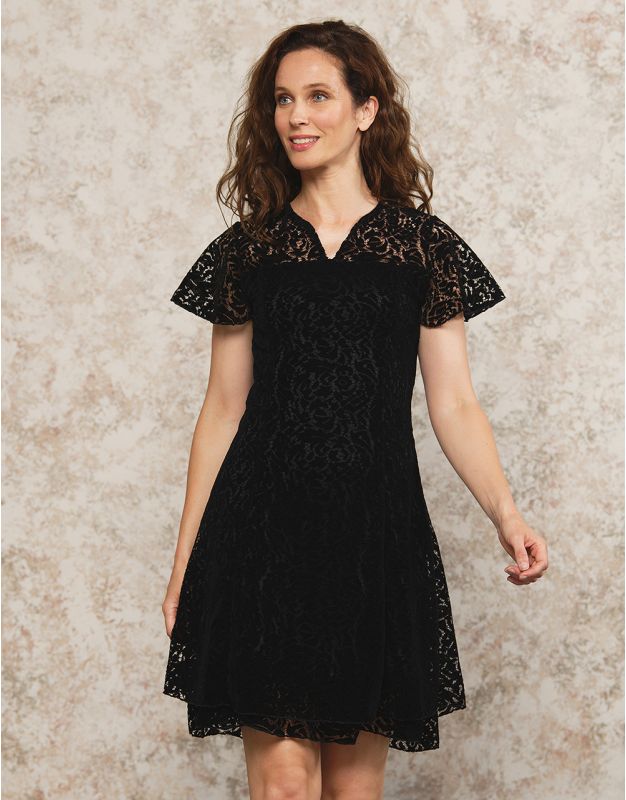 Robe noire shops boheme chic