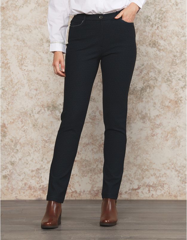 Pantalon Milano Noir bleu